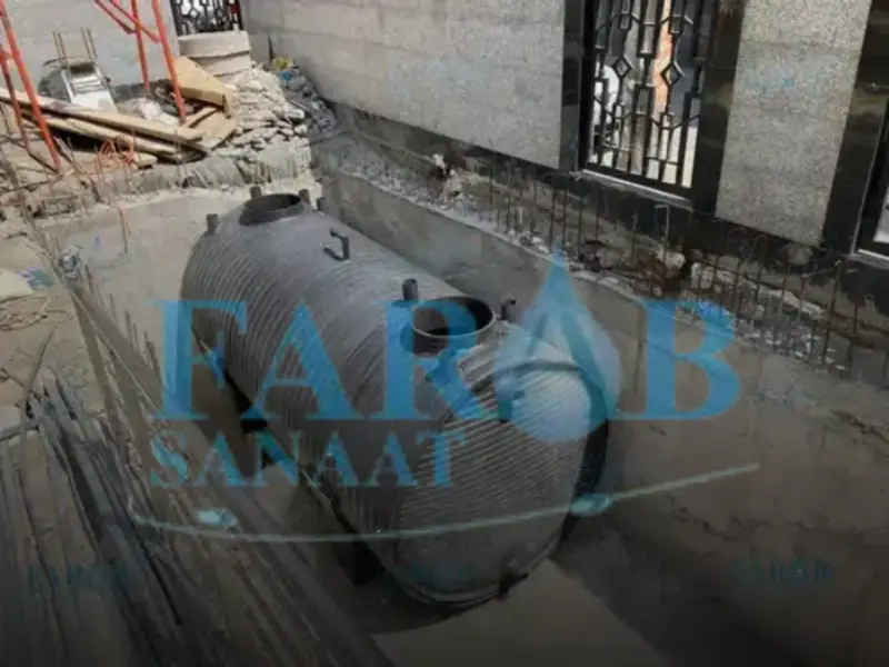 سپتیک تانک پلی اتیلن ۱۵ متر مکعب