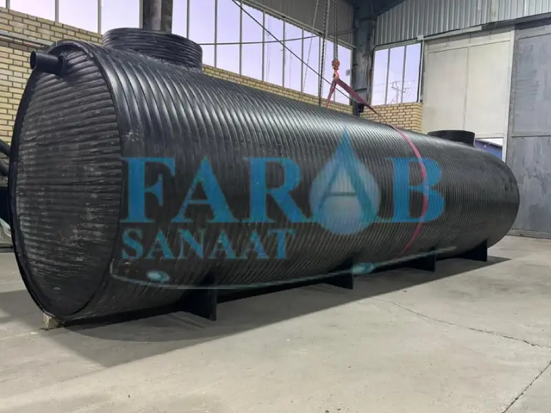 مخزن سپتیک تانک فاضلاب پلی اتیلن ۳۰ متر مکعب