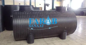 کاربرد سپتیک تانک برای صرفهجویی در آب با تصویر سپتیک تانک تولید شده توسط شرکت فرآب صنعت